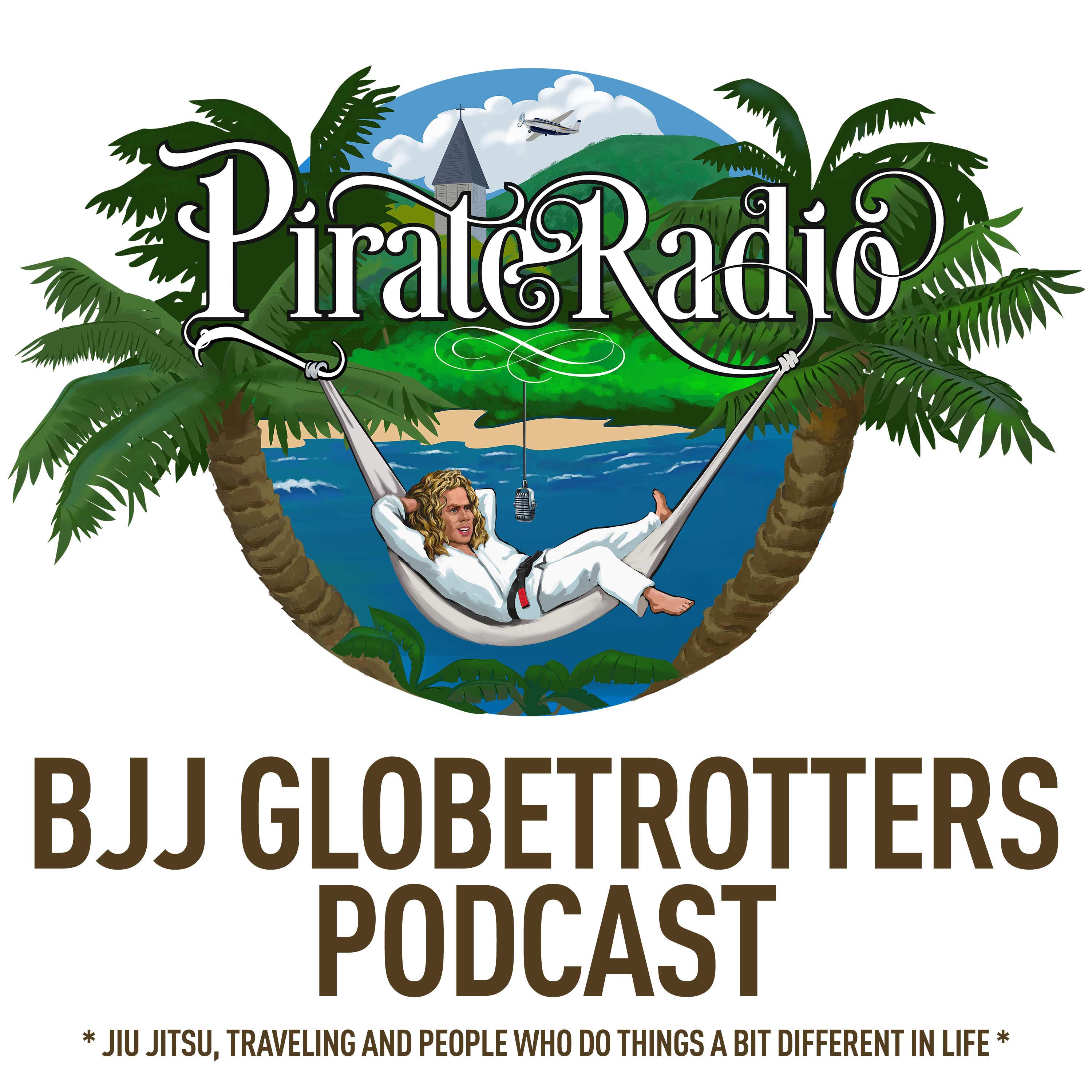 BJJ Globetrotters Pirate Radio Podcast Artwork